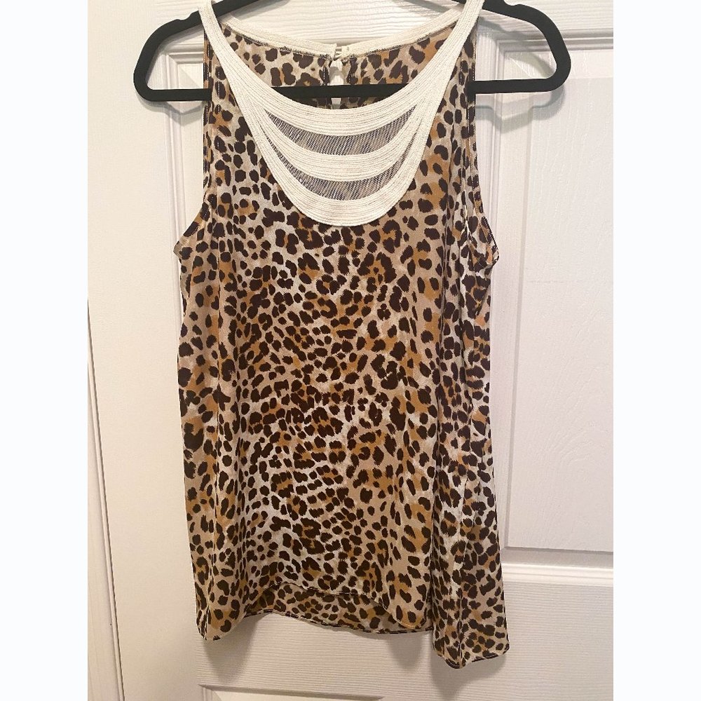 41 Hawthorn Morie Mesh Detail Blouse, Medium